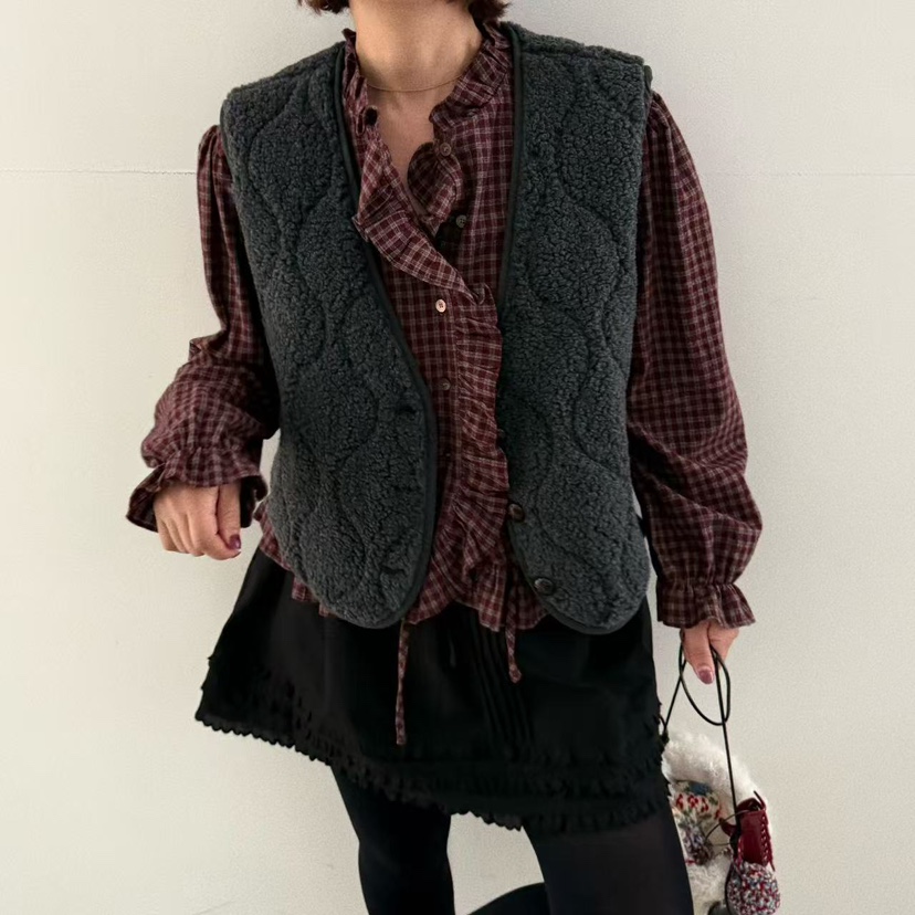 OLI SEOUL東大門㊣實拍女裝新品人氣休閑職業25秋冬襯衫蕾絲衫OLI SEOUL襯衫/蕾絲衫