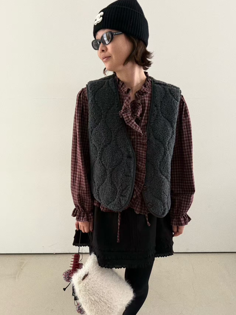 OLI SEOUL東大門㊣實拍女裝新品人氣休閑職業25秋冬襯衫蕾絲衫OLI SEOUL襯衫/蕾絲衫