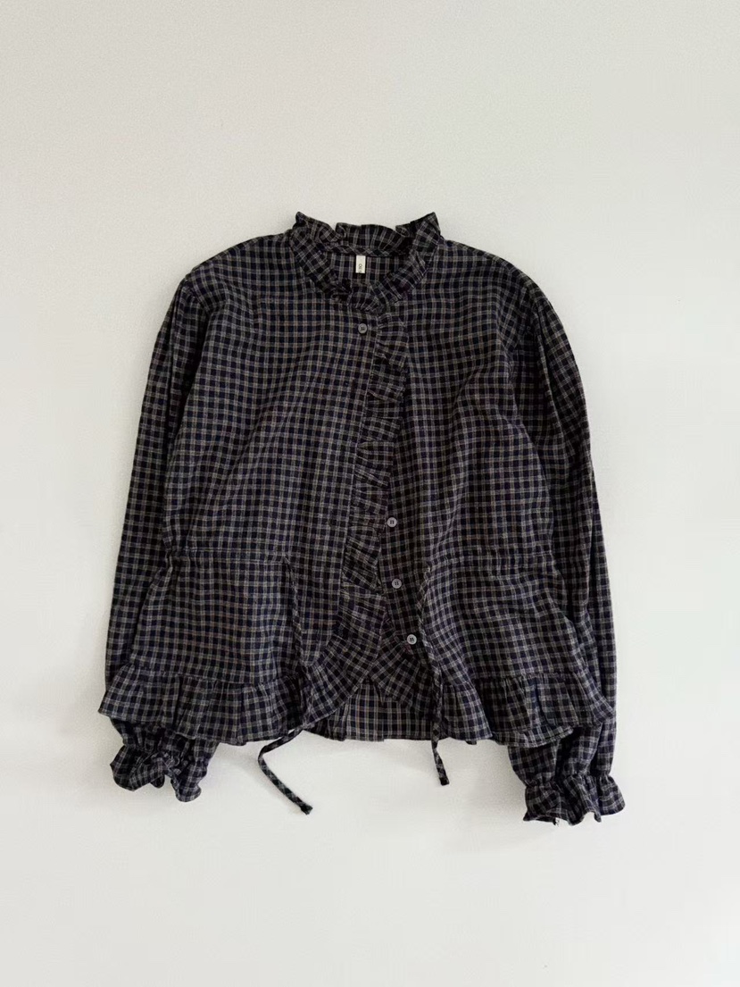 OLI SEOUL東大門㊣實拍女裝新品人氣休閑職業25秋冬襯衫蕾絲衫OLI SEOUL襯衫/蕾絲衫圖色2