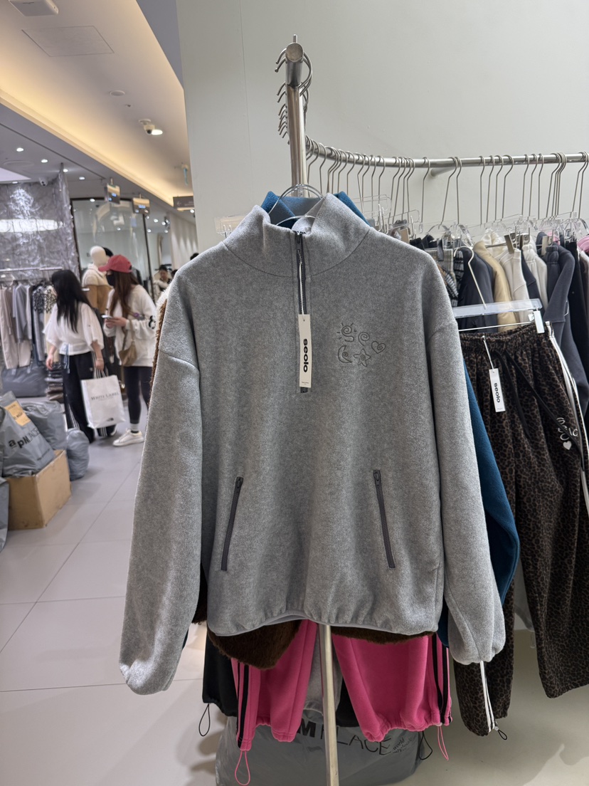 SEOLO韓國代購㊣女士新品人氣25秋冬職業休閑真品熱賣時尚夾克Seolo seoul夾克圖色2