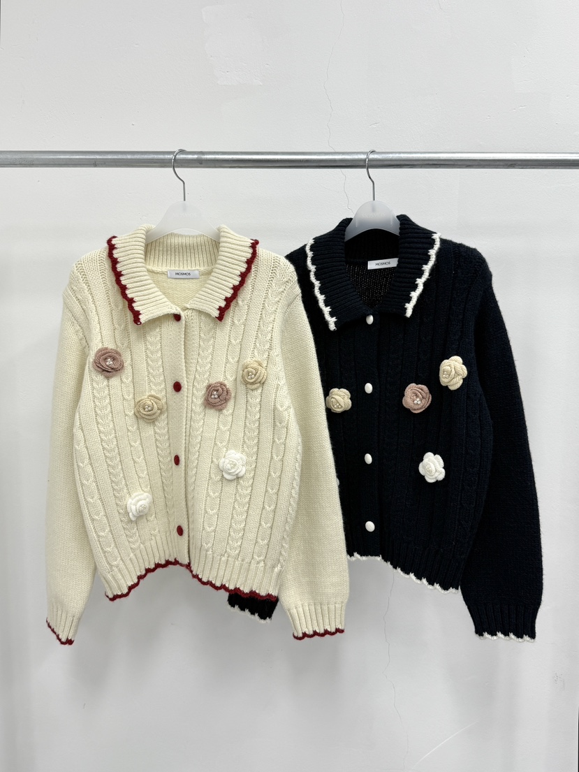 MOSMOS東大門㊣實拍女裝新品真品人氣時尚熱賣休閑25秋冬針織衫MOSMOS針織衫