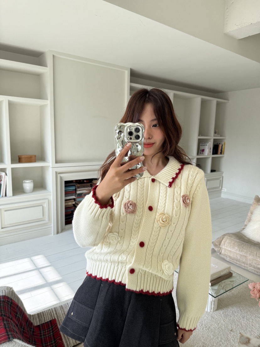 MOSMOS東大門㊣實拍女裝新品真品人氣時尚熱賣休閑25秋冬針織衫MOSMOS針織衫