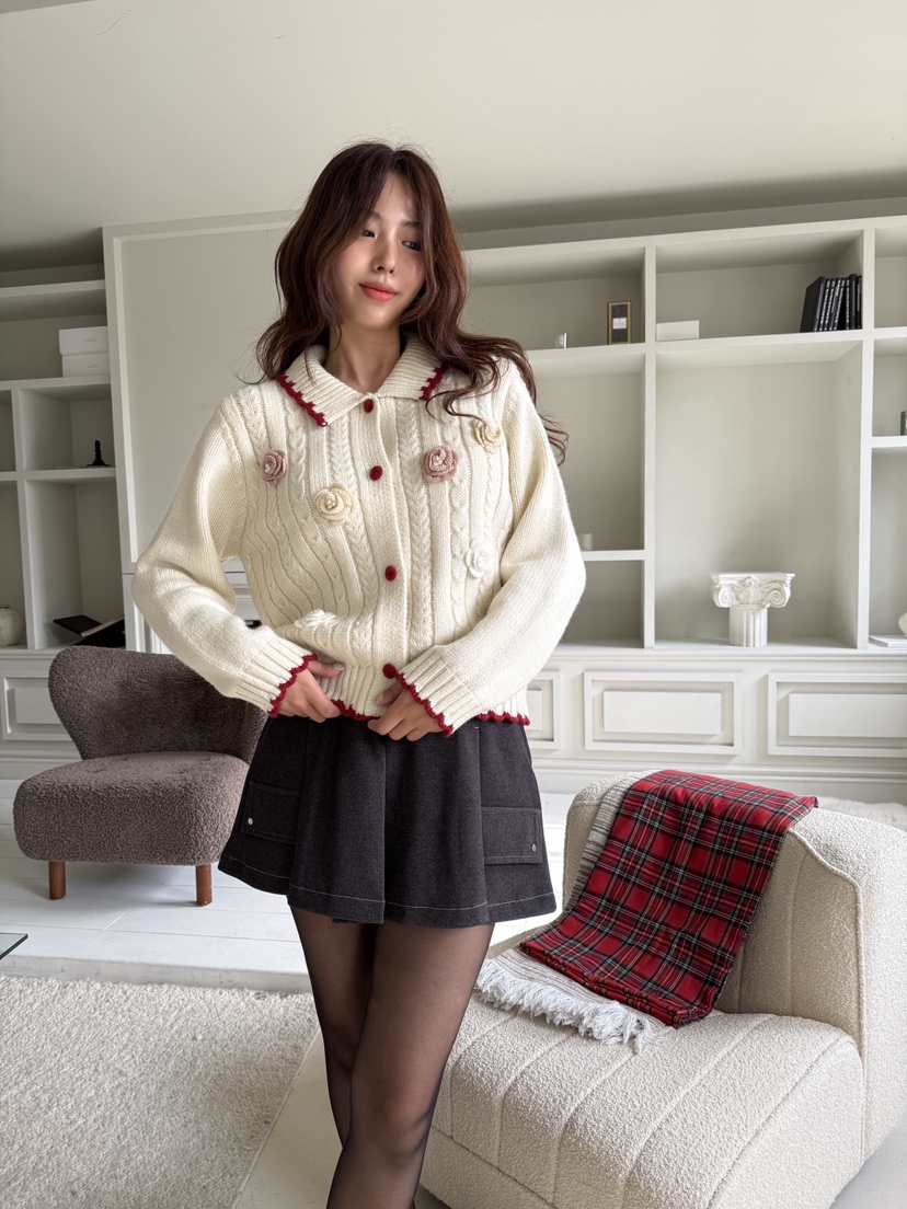 MOSMOS東大門㊣實拍女裝新品真品人氣時尚熱賣休閑25秋冬針織衫MOSMOS針織衫