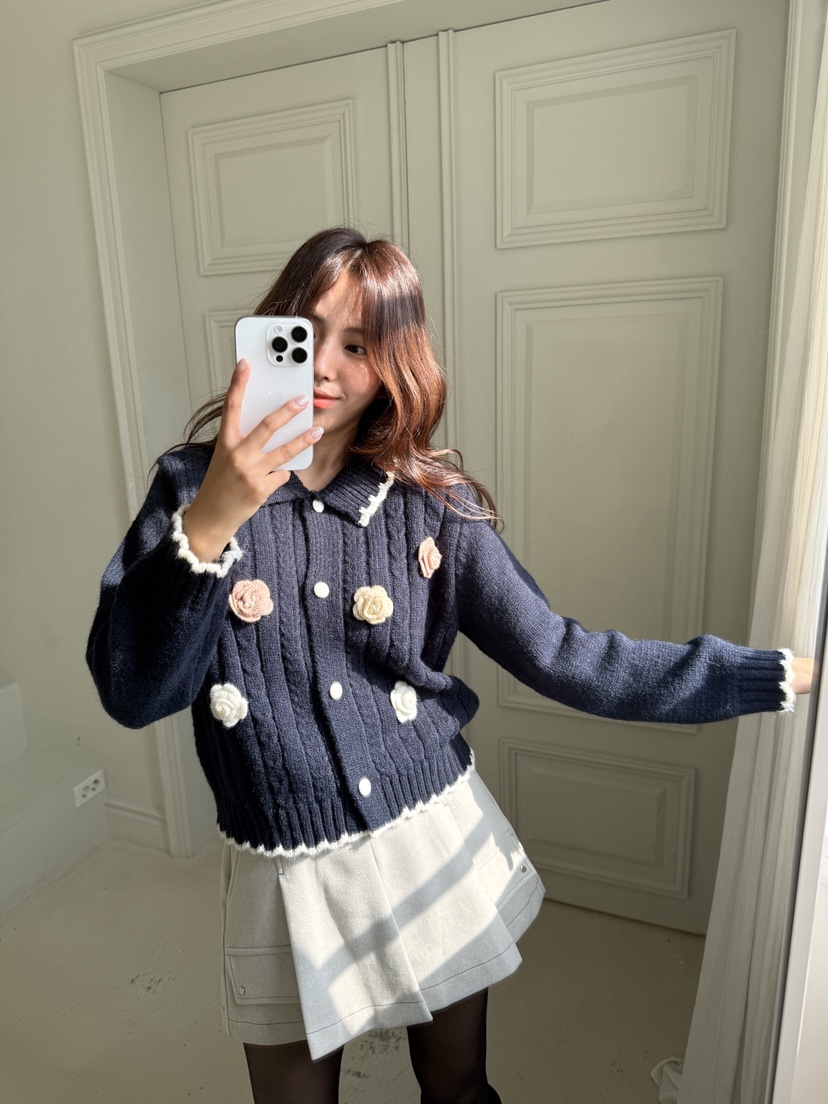 MOSMOS東大門㊣實拍女裝新品真品人氣時尚熱賣休閑25秋冬針織衫MOSMOS針織衫