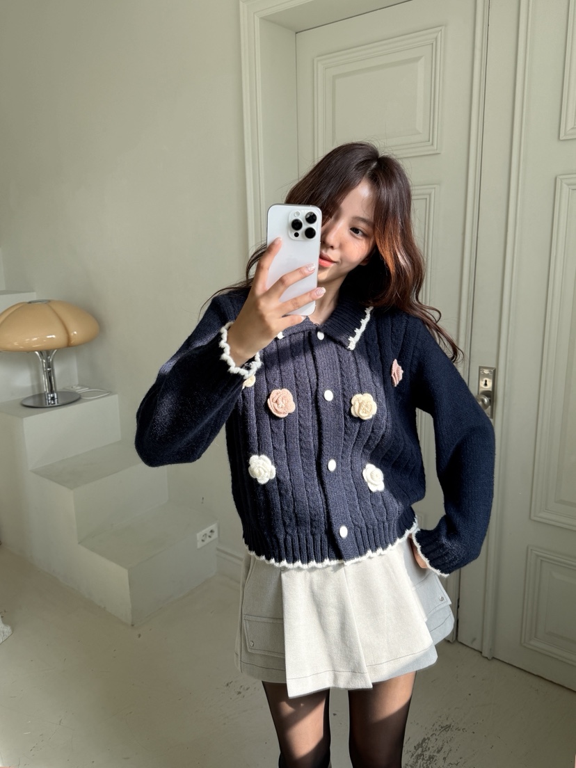 MOSMOS東大門㊣實拍女裝新品真品人氣時尚熱賣休閑25秋冬針織衫MOSMOS針織衫