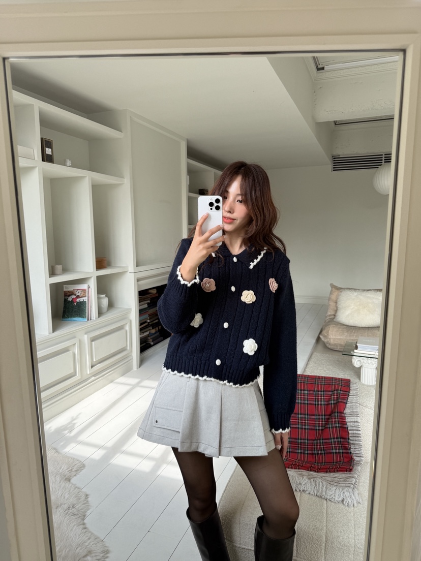 MOSMOS東大門㊣實拍女裝新品真品人氣時尚熱賣休閑25秋冬針織衫MOSMOS針織衫