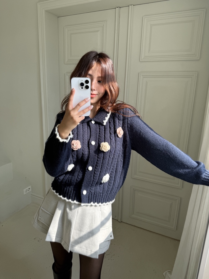 MOSMOS東大門㊣實拍女裝新品真品人氣時尚熱賣休閑25秋冬針織衫MOSMOS針織衫