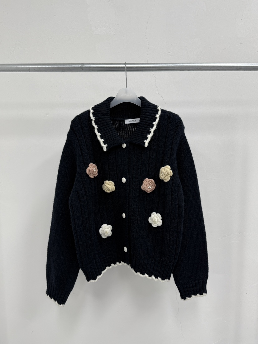 MOSMOS東大門㊣實拍女裝新品真品人氣時尚熱賣休閑25秋冬針織衫MOSMOS針織衫圖色2