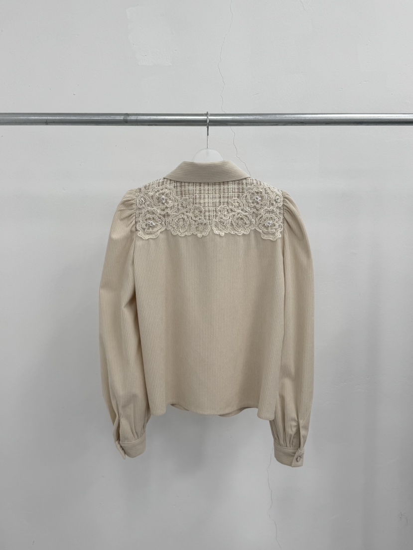 MOSMOS東大門㊣直郵女裝新品推薦25秋冬休閑真品襯衫蕾絲衫MOSMOS襯衫/蕾絲衫