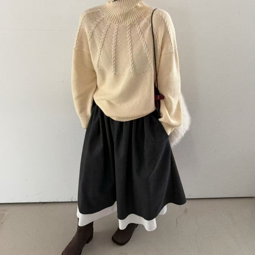 OLI SEOUL東大門㊣實拍女士新款時尚推薦熱賣休閑針織衫鏤空OLI SEOUL針織衫