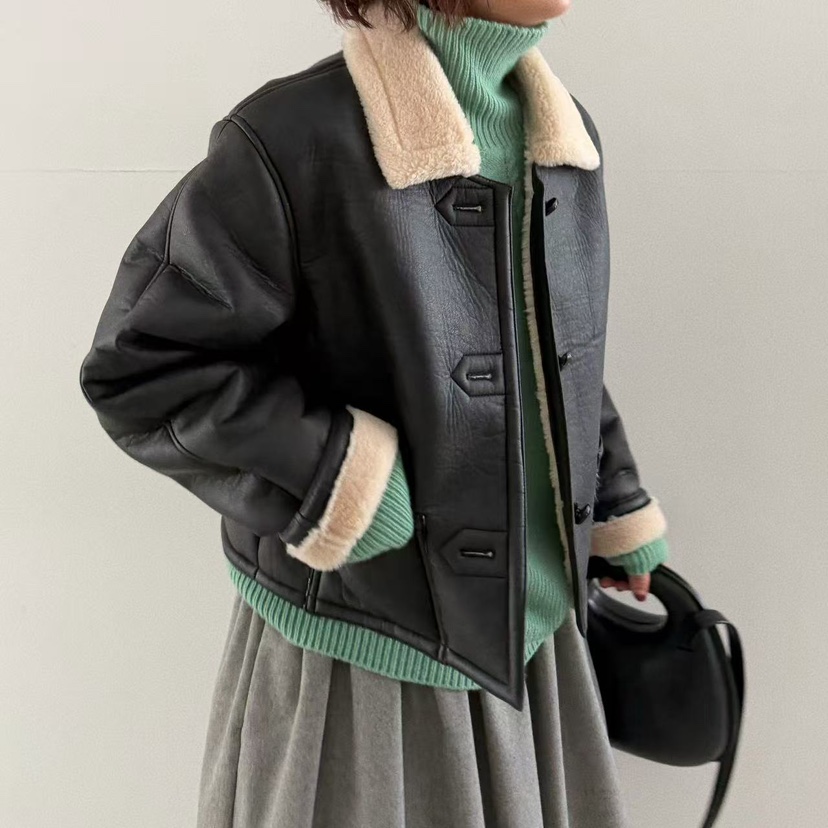 OLI SEOUL東大門㊣直郵女裝新品時尚人氣半身裙中短裙羊毛OLI SEOUL半身裙/中短裙