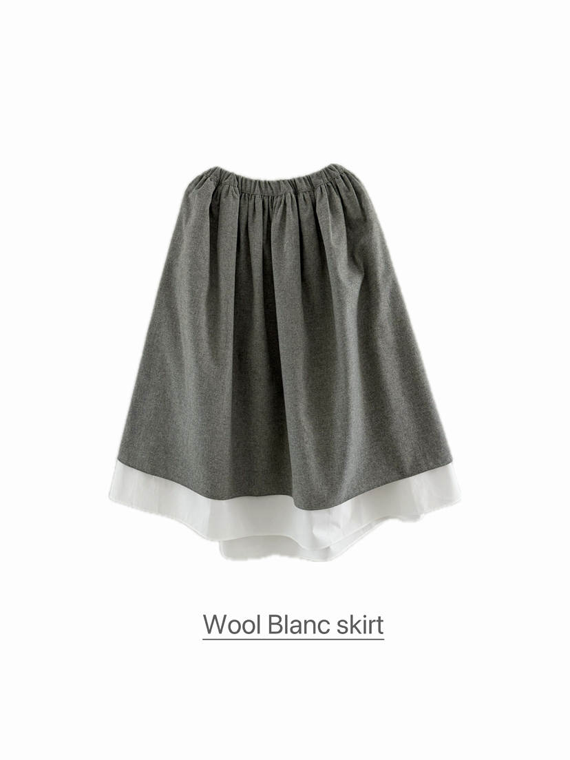 OLI SEOUL東大門㊣直郵女裝新品時尚人氣半身裙中短裙羊毛OLI SEOUL半身裙/中短裙圖色1