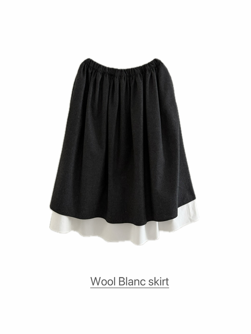 OLI SEOUL東大門㊣直郵女裝新品時尚人氣半身裙中短裙羊毛OLI SEOUL半身裙/中短裙圖色2