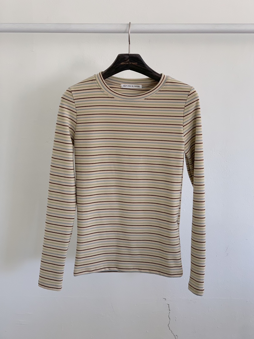 BEFORE SUNRISE東大門㊣代購女士新款熱賣真品時尚長袖T恤BEFORE SUNRISE長袖T恤圖色2