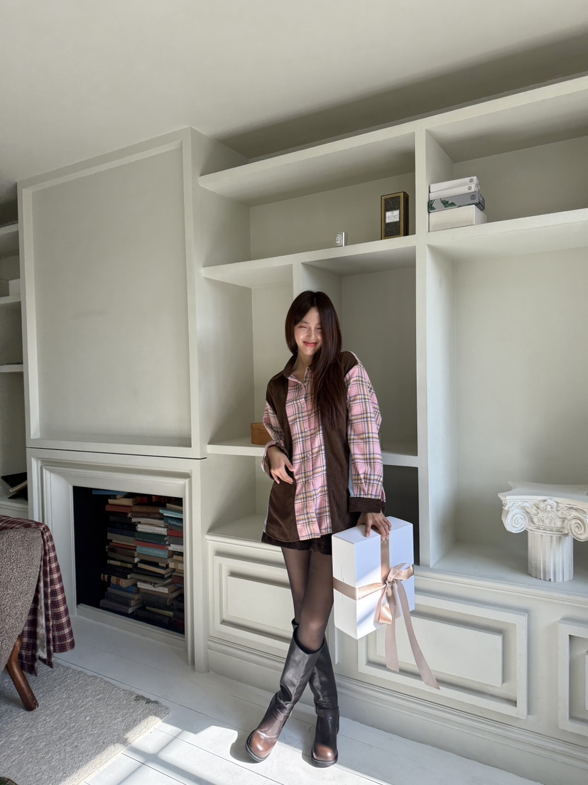 MOSMOS東大門㊣代購女裝新款休閑時尚人氣真品職業襯衫蕾絲衫MOSMOS襯衫/蕾絲衫