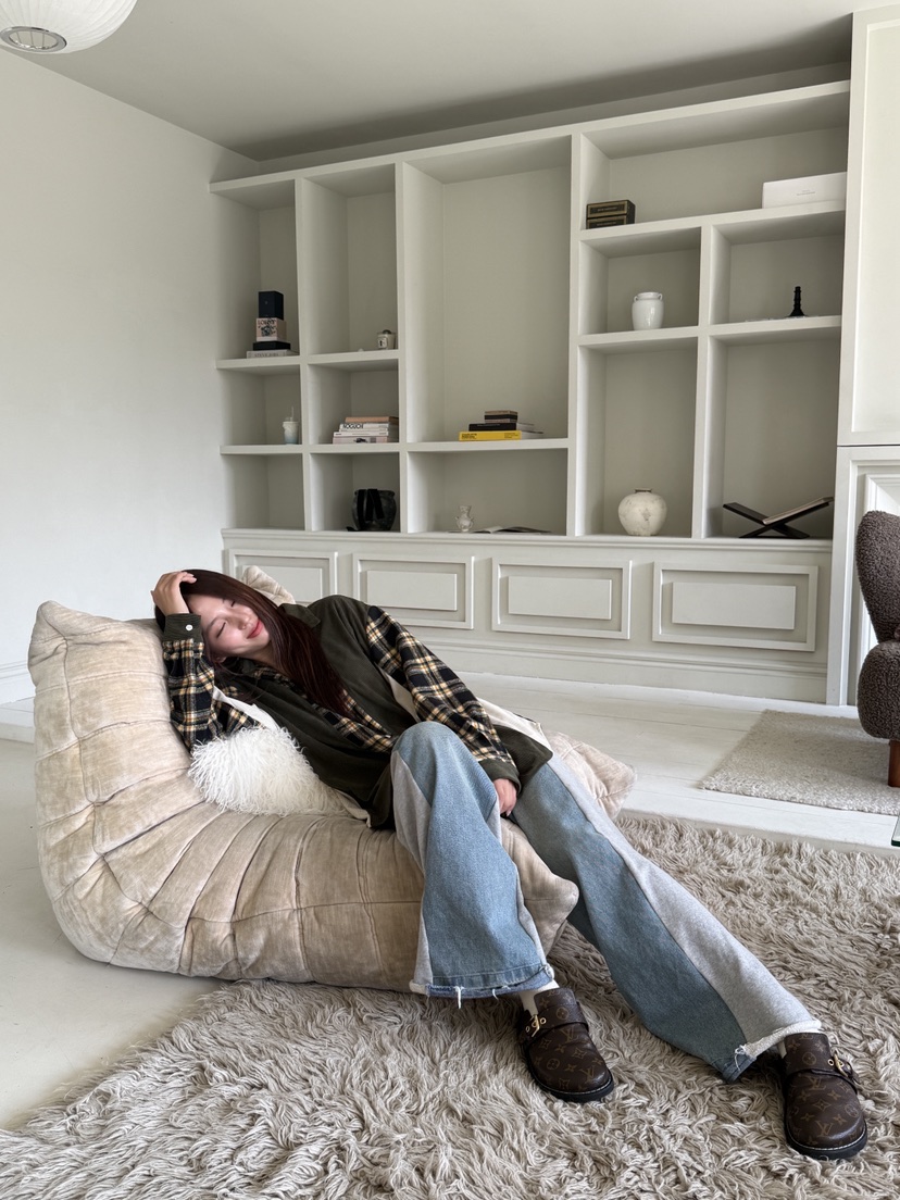 MOSMOS東大門㊣代購女裝新款休閑時尚人氣真品職業襯衫蕾絲衫MOSMOS襯衫/蕾絲衫