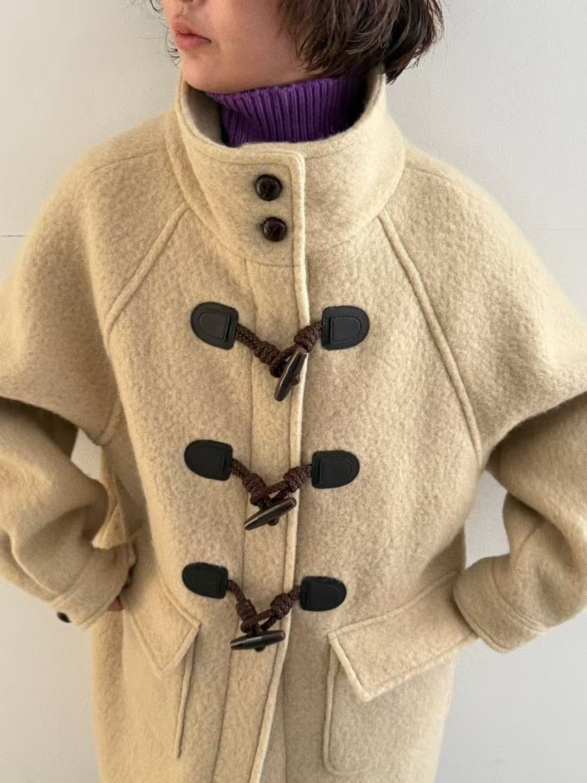 OLI SEOUL韓國代購㊣女士新款時尚推薦25秋冬熱賣中長款大衣OLI SEOUL中長款大衣