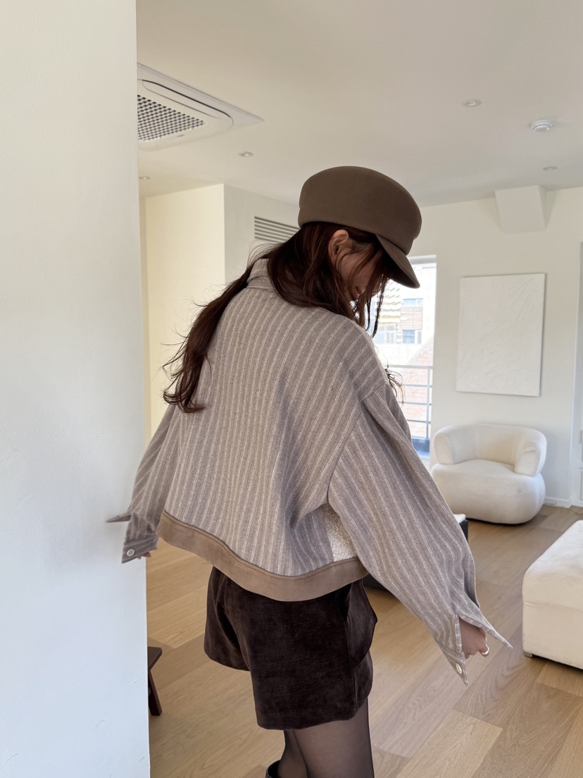 MOSMOS韓國代購㊣女士新品熱賣休閑時尚職業真品人氣25秋冬夾克MOSMOS夾克