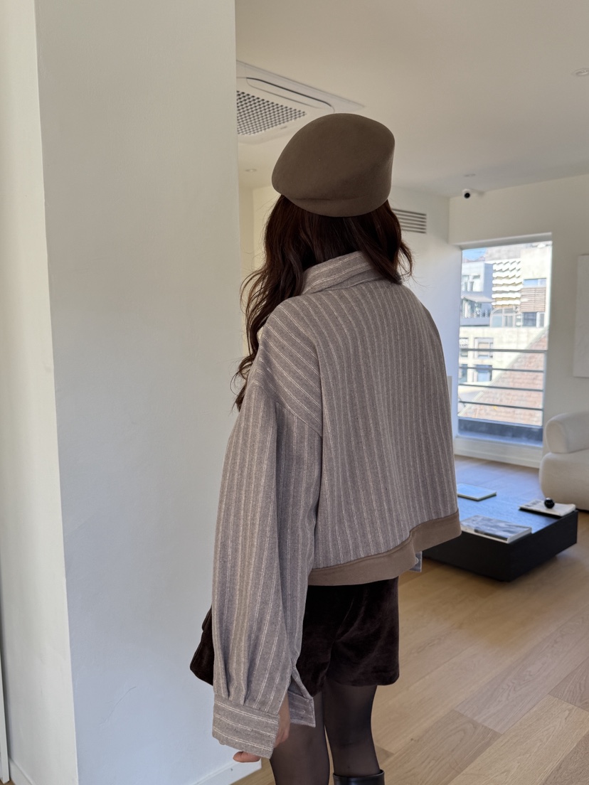 MOSMOS韓國代購㊣女士新品熱賣休閑時尚職業真品人氣25秋冬夾克MOSMOS夾克