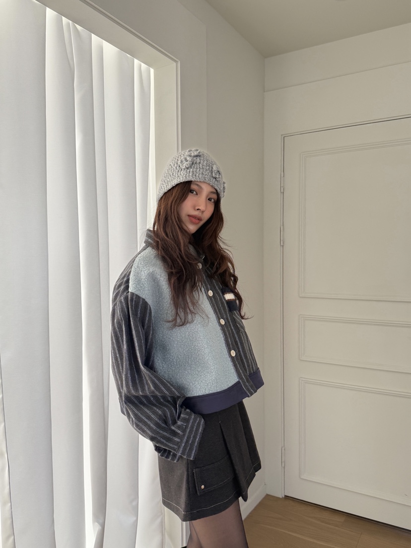 MOSMOS韓國代購㊣女士新品熱賣休閑時尚職業真品人氣25秋冬夾克MOSMOS夾克