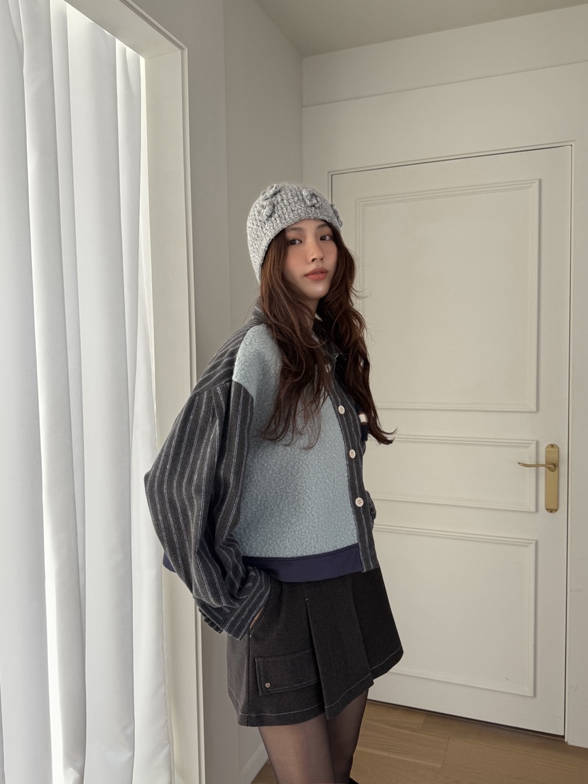 MOSMOS韓國代購㊣女士新品熱賣休閑時尚職業真品人氣25秋冬夾克MOSMOS夾克