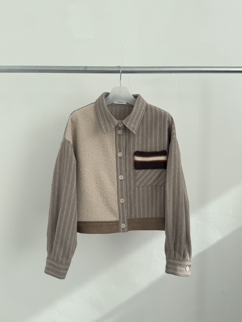 MOSMOS韓國代購㊣女士新品熱賣休閑時尚職業真品人氣25秋冬夾克MOSMOS夾克圖色1