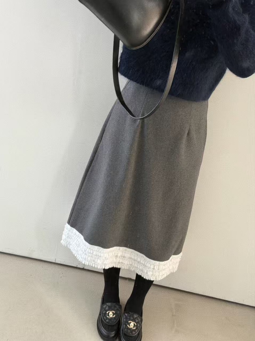 OLI SEOUL東大門㊣代購女士新款時尚推薦人氣25秋冬真品長裙OLI SEOUL長裙