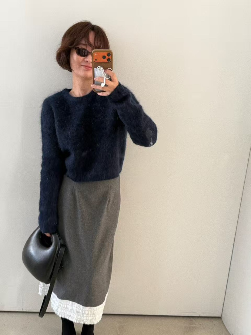 OLI SEOUL東大門㊣代購女士新款時尚推薦人氣25秋冬真品長裙OLI SEOUL長裙