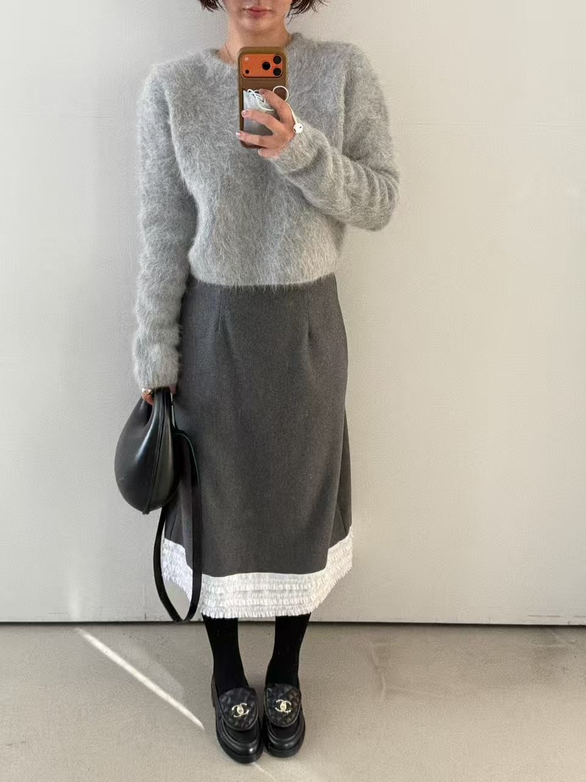 OLI SEOUL東大門㊣代購女士新款時尚推薦人氣25秋冬真品長裙OLI SEOUL長裙