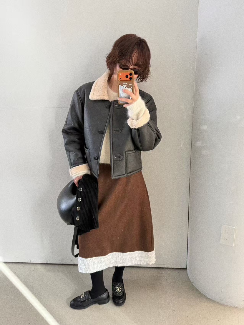 OLI SEOUL東大門㊣代購女士新款時尚推薦人氣25秋冬真品長裙OLI SEOUL長裙