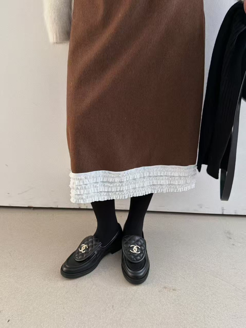 OLI SEOUL東大門㊣代購女士新款時尚推薦人氣25秋冬真品長裙OLI SEOUL長裙