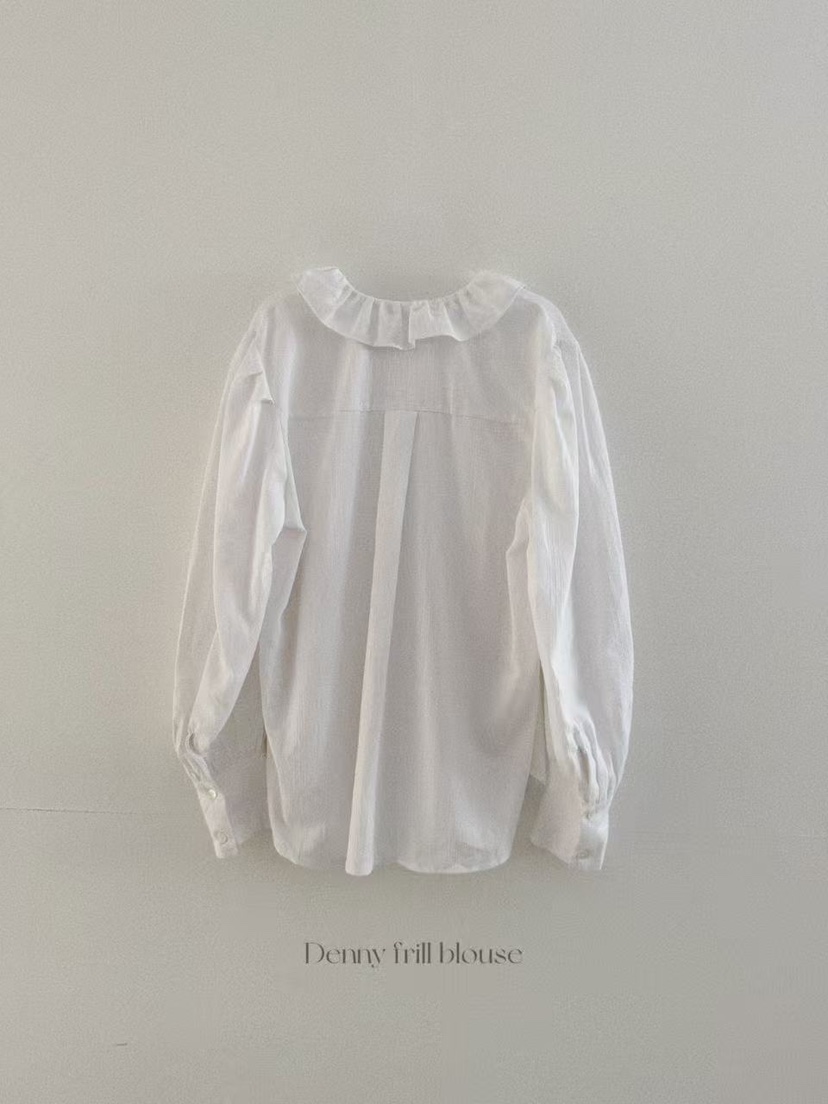 OLI SEOUL韓國直郵㊣女裝新款時尚推薦25秋冬職業襯衫蕾絲衫OLI SEOUL襯衫/蕾絲衫