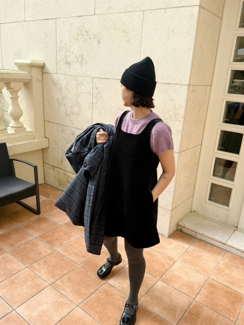 OLI SEOUL東大門㊣實拍女士新品推薦真品休閑25秋冬連衣裙OLI SEOUL連衣裙