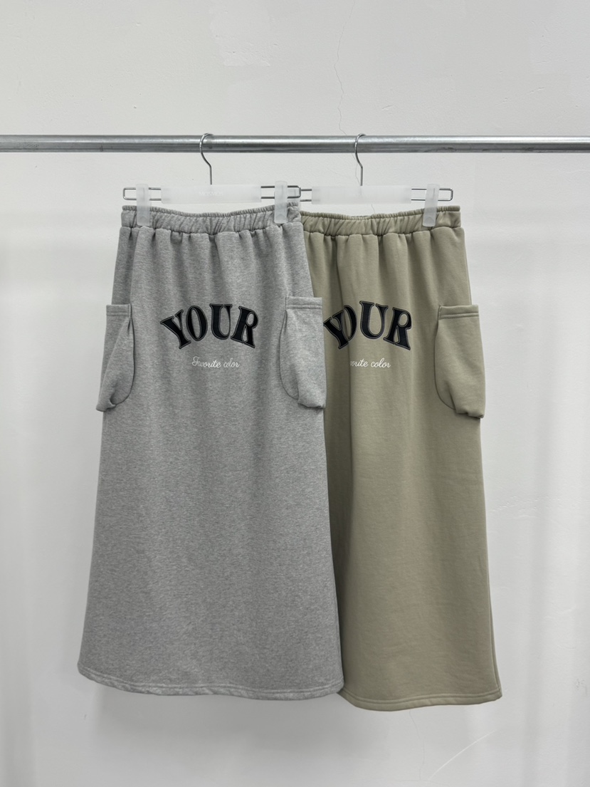 MOSMOS東大門㊣直郵女士新品職業時尚真品25秋冬推薦休閑長裙MOSMOS長裙