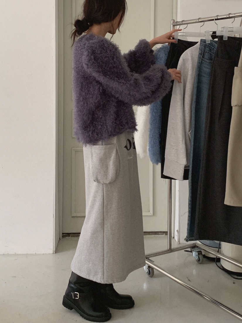 MOSMOS東大門㊣直郵女士新品職業時尚真品25秋冬推薦休閑長裙MOSMOS長裙