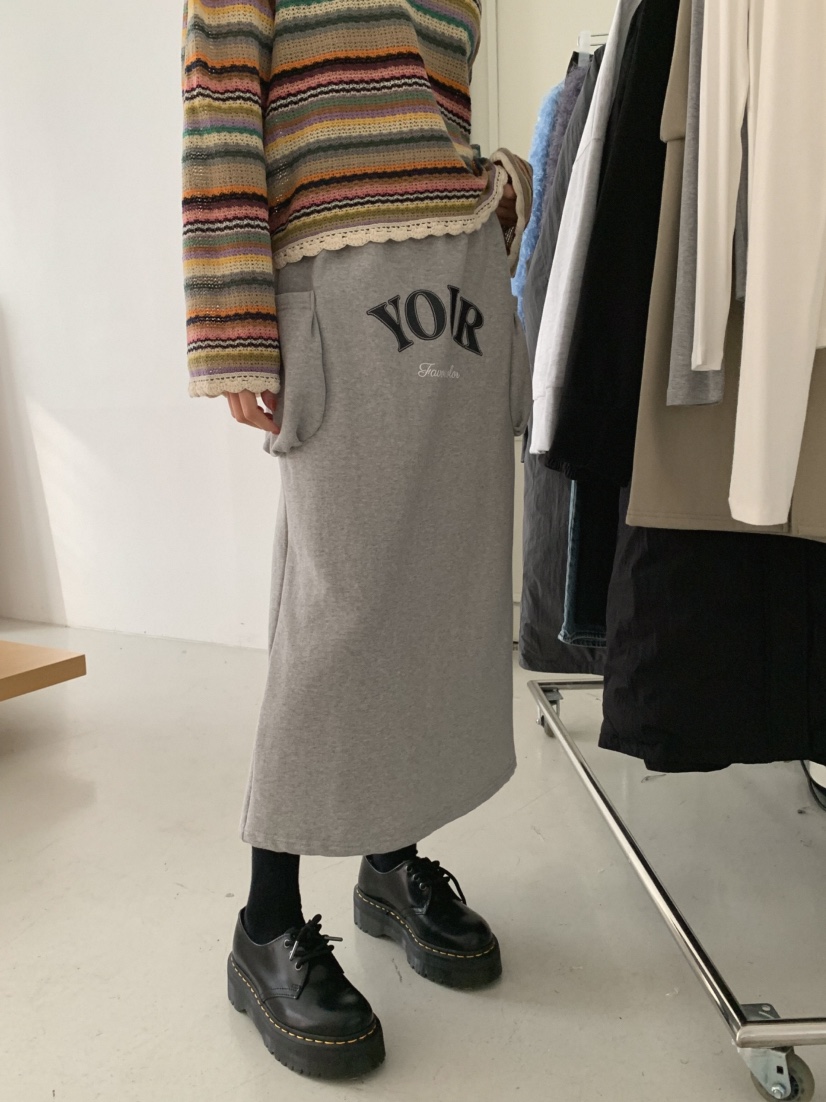 MOSMOS東大門㊣直郵女士新品職業時尚真品25秋冬推薦休閑長裙MOSMOS長裙