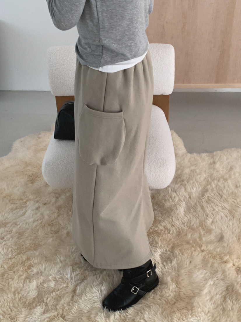 MOSMOS東大門㊣直郵女士新品職業時尚真品25秋冬推薦休閑長裙MOSMOS長裙