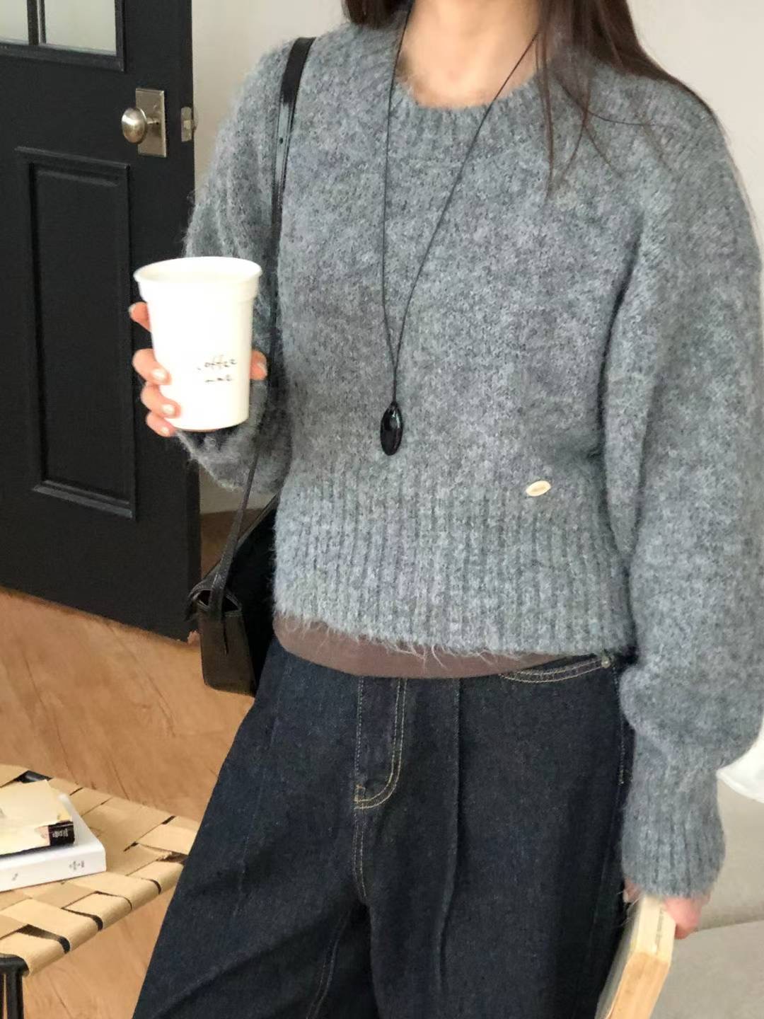 TDOUBLEJ東大門㊣直郵女裝新款熱賣職業推薦休閑時尚人氣毛衣TDOUBLEJ毛衣圖色5