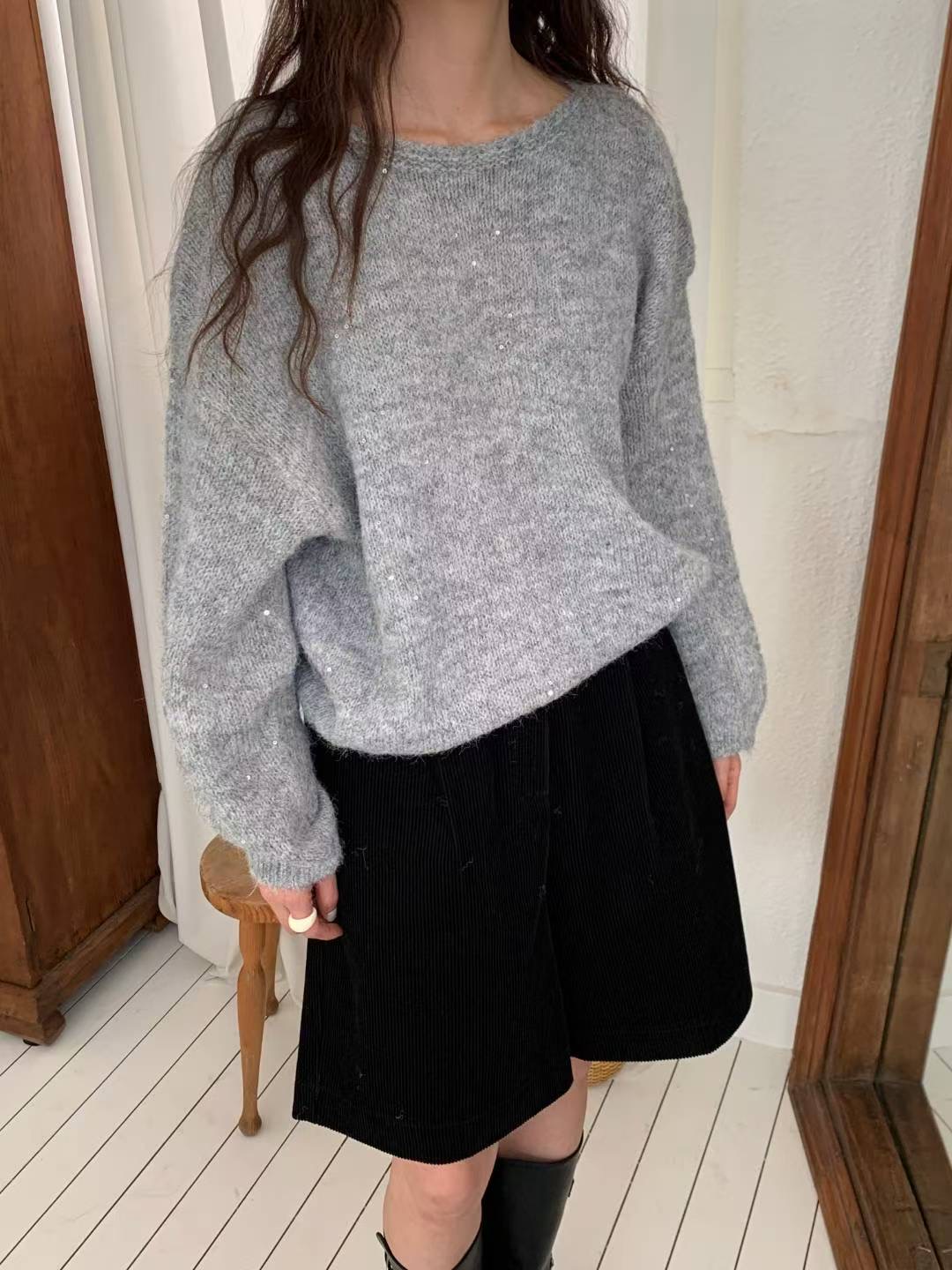 TDOUBLEJ東大門㊣實拍女裝新款人氣熱賣25秋冬職業推薦毛衣TDOUBLEJ毛衣圖色3