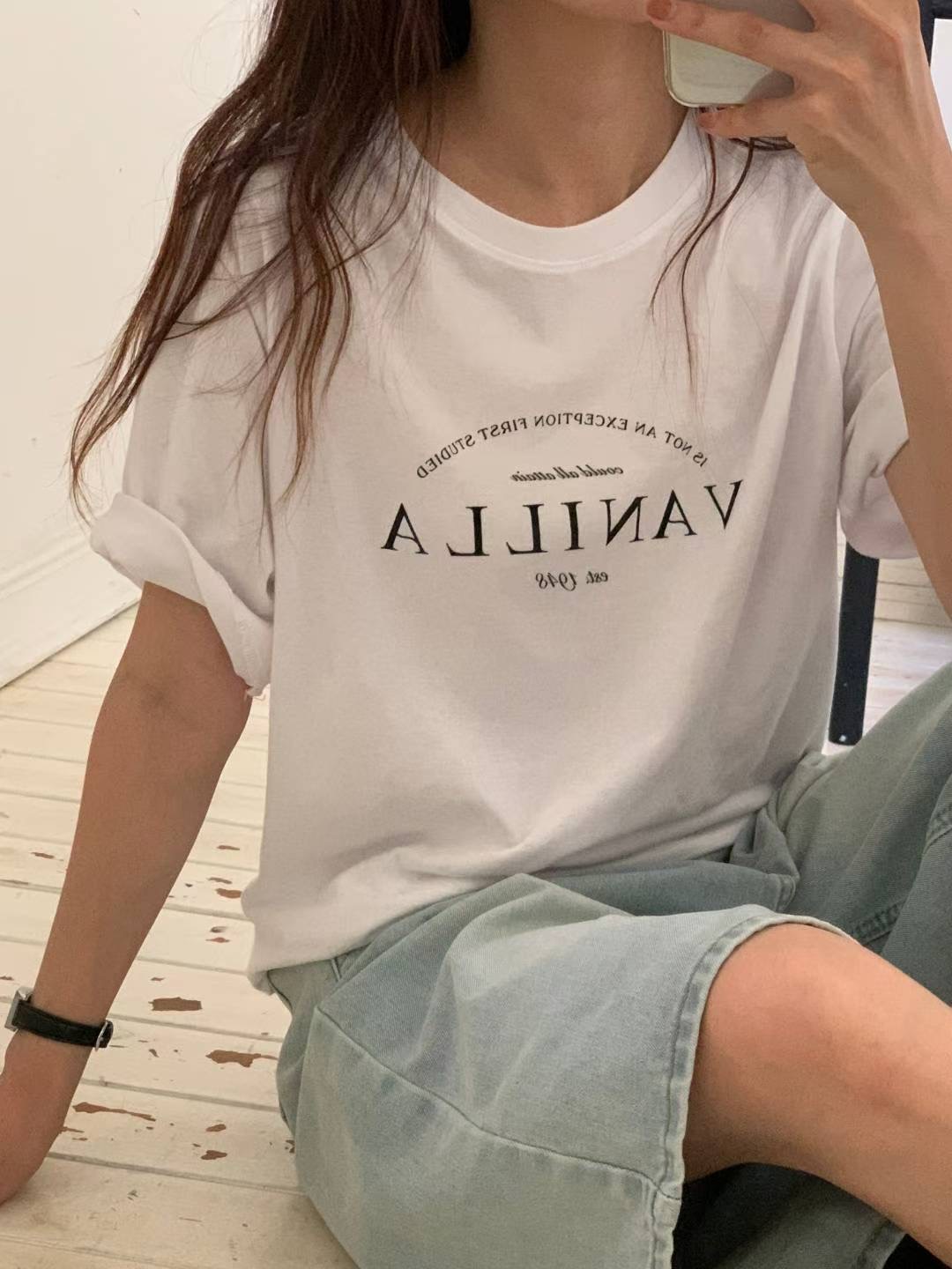 TDOUBLEJ東大門㊣直郵女裝新款時尚職業熱賣25秋冬人氣推薦T恤TDOUBLEJT恤圖色1