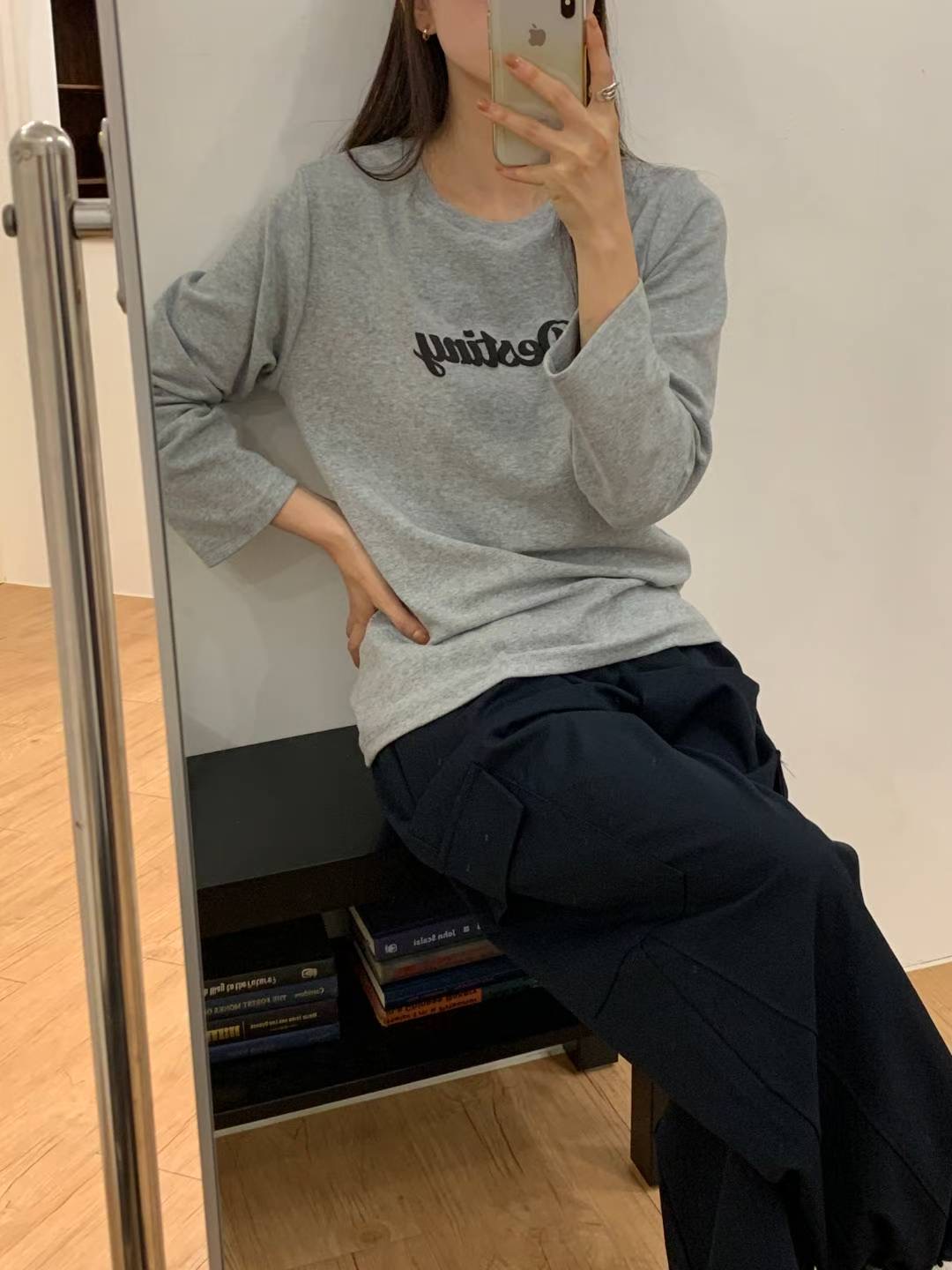 TDOUBLEJ東大門㊣直郵女裝新款休閑25秋冬熱賣時尚推薦長袖T恤TDOUBLEJ長袖T恤圖色2