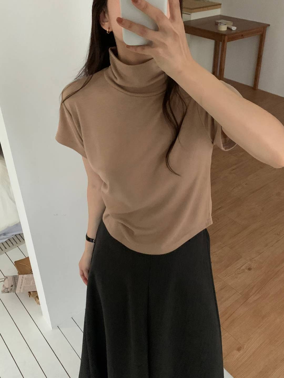 TDOUBLEJ東大門㊣代購女裝新款推薦職業時尚熱賣休閑人氣T恤TDOUBLEJT恤圖色2