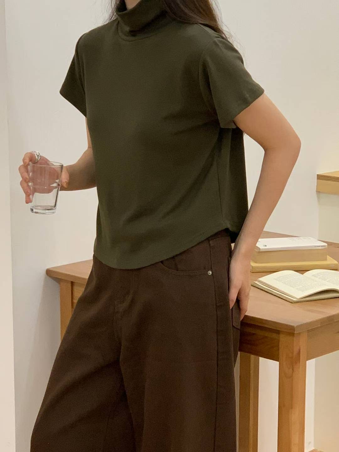 TDOUBLEJ東大門㊣代購女裝新款推薦職業時尚熱賣休閑人氣T恤TDOUBLEJT恤圖色4