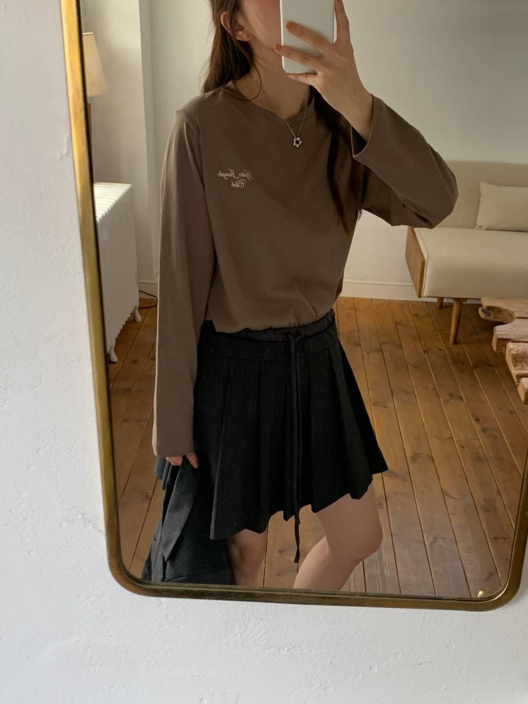 TDOUBLEJ東大門㊣直郵女裝新款休閑推薦熱賣職業時尚長袖T恤TDOUBLEJ長袖T恤圖色3