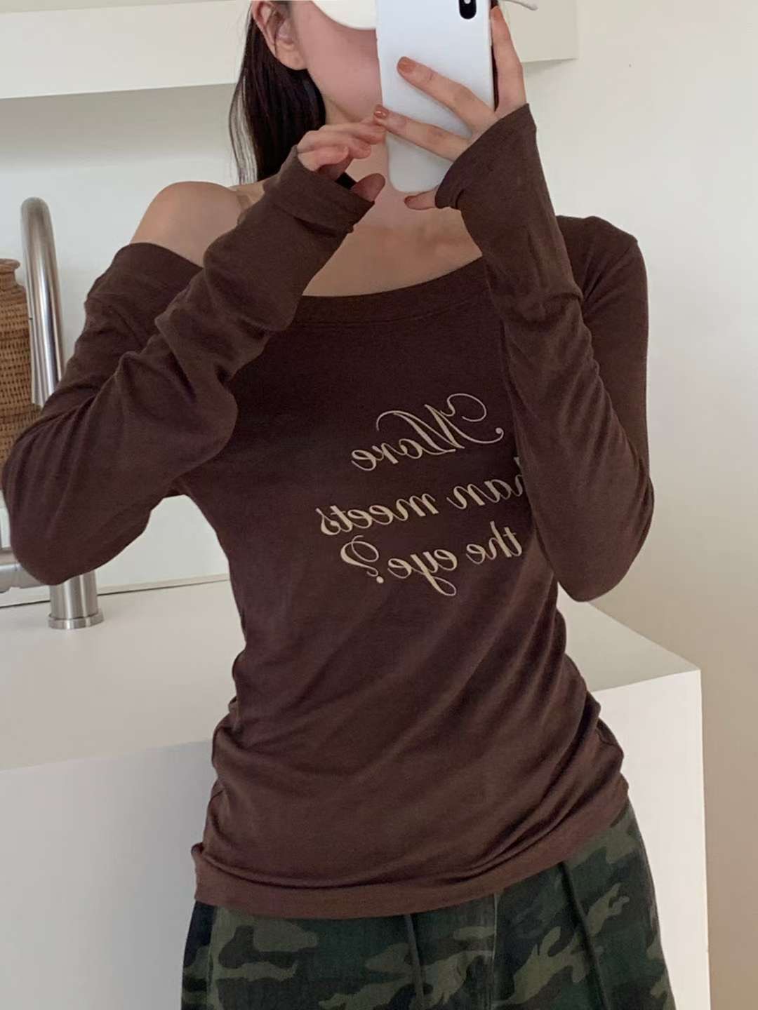 TDOUBLEJ東大門㊣實拍女士新款時尚職業人氣休閑推薦長袖T恤TDOUBLEJ長袖T恤圖色2