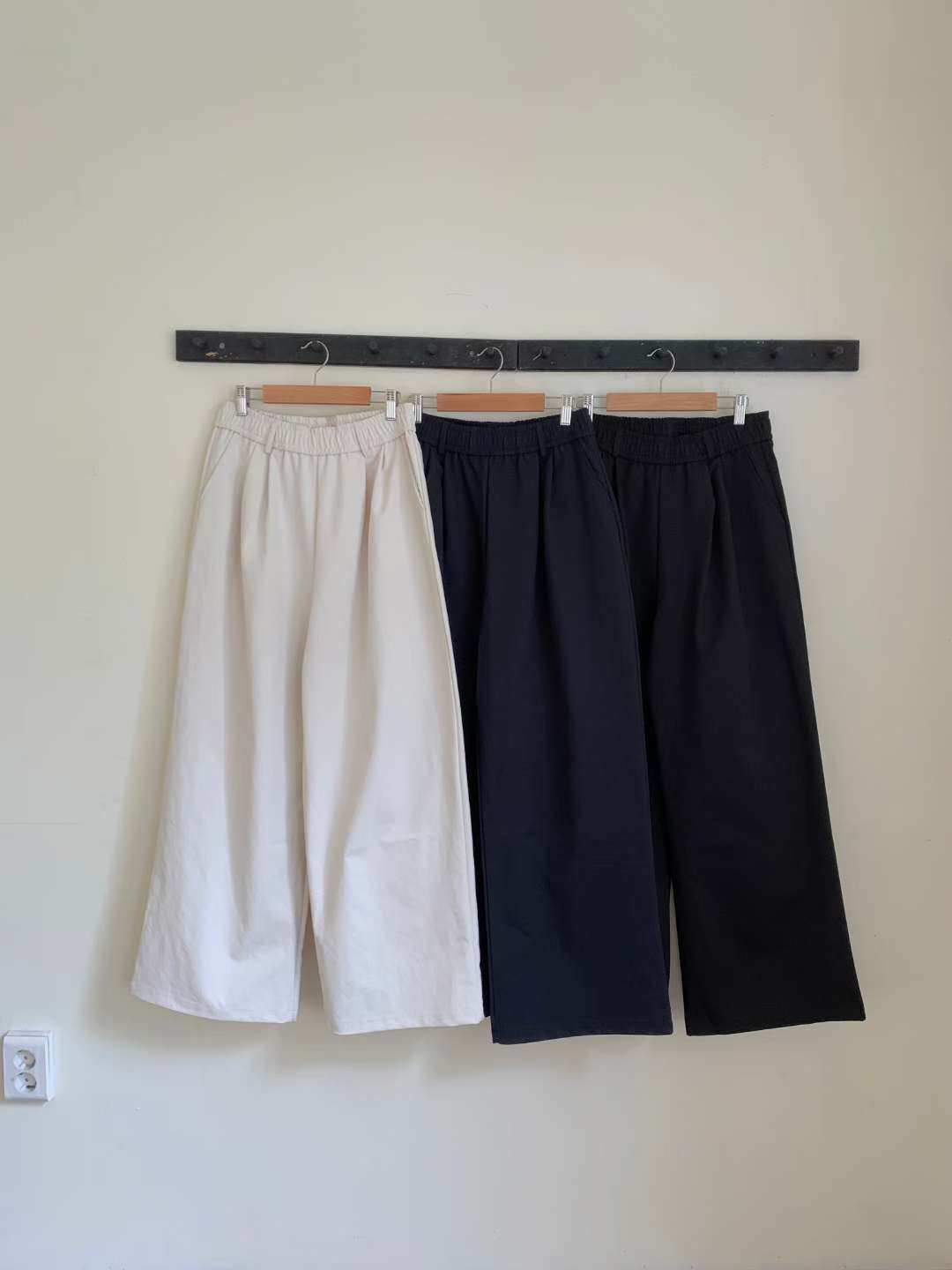 TDOUBLEJ韓國代購㊣女士新款休閑熱賣人氣推薦25秋冬休閑褲褶裥TDOUBLEJ休閑褲