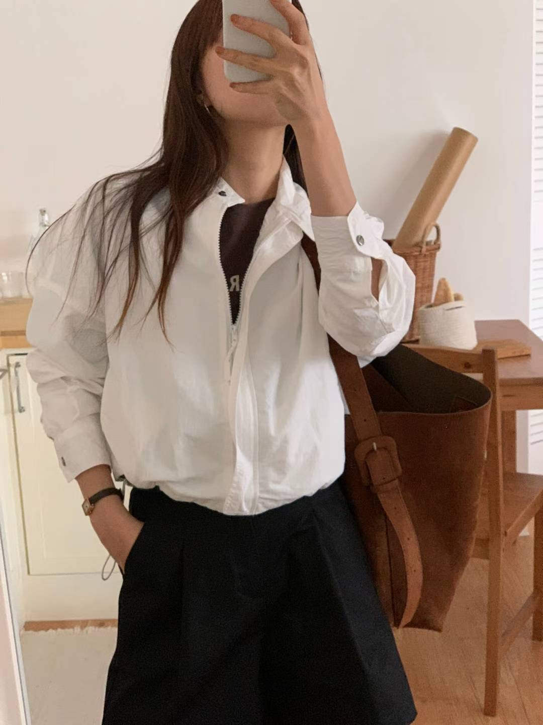 TDOUBLEJ東大門㊣代購女士新品休閑25秋冬推薦熱賣時尚夾克TDOUBLEJ夾克圖色1