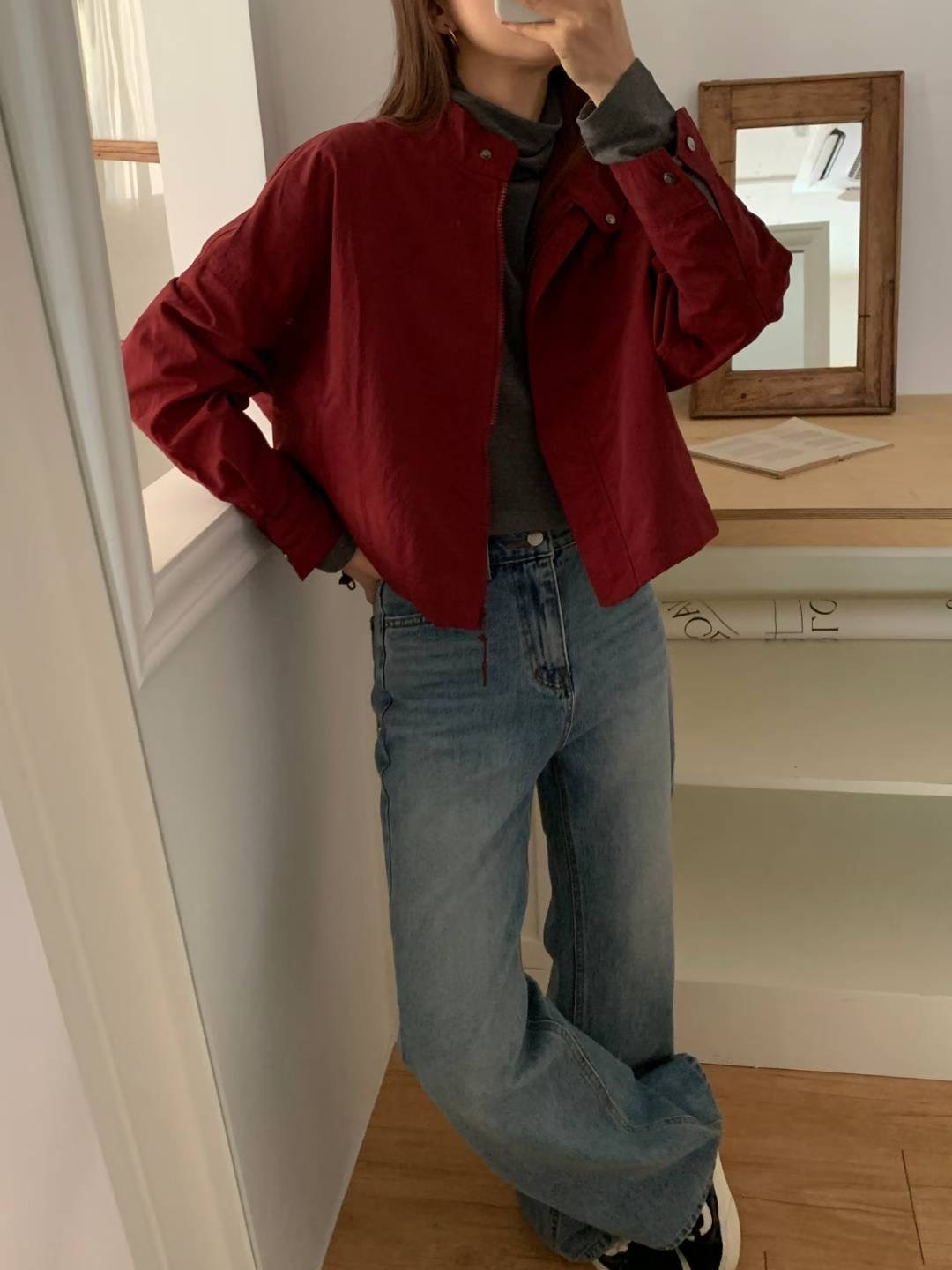 TDOUBLEJ東大門㊣代購女士新品休閑25秋冬推薦熱賣時尚夾克TDOUBLEJ夾克圖色2