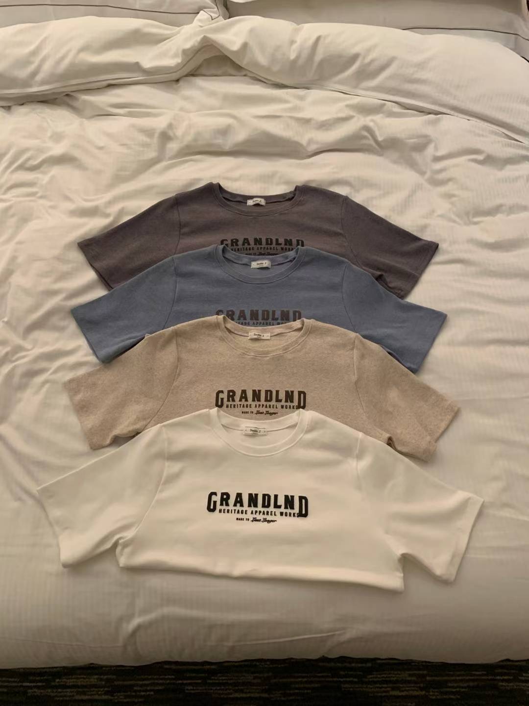 TDOUBLEJ韓國代購㊣女裝新款人氣職業時尚熱賣25秋冬T恤毛皮TDOUBLEJT恤