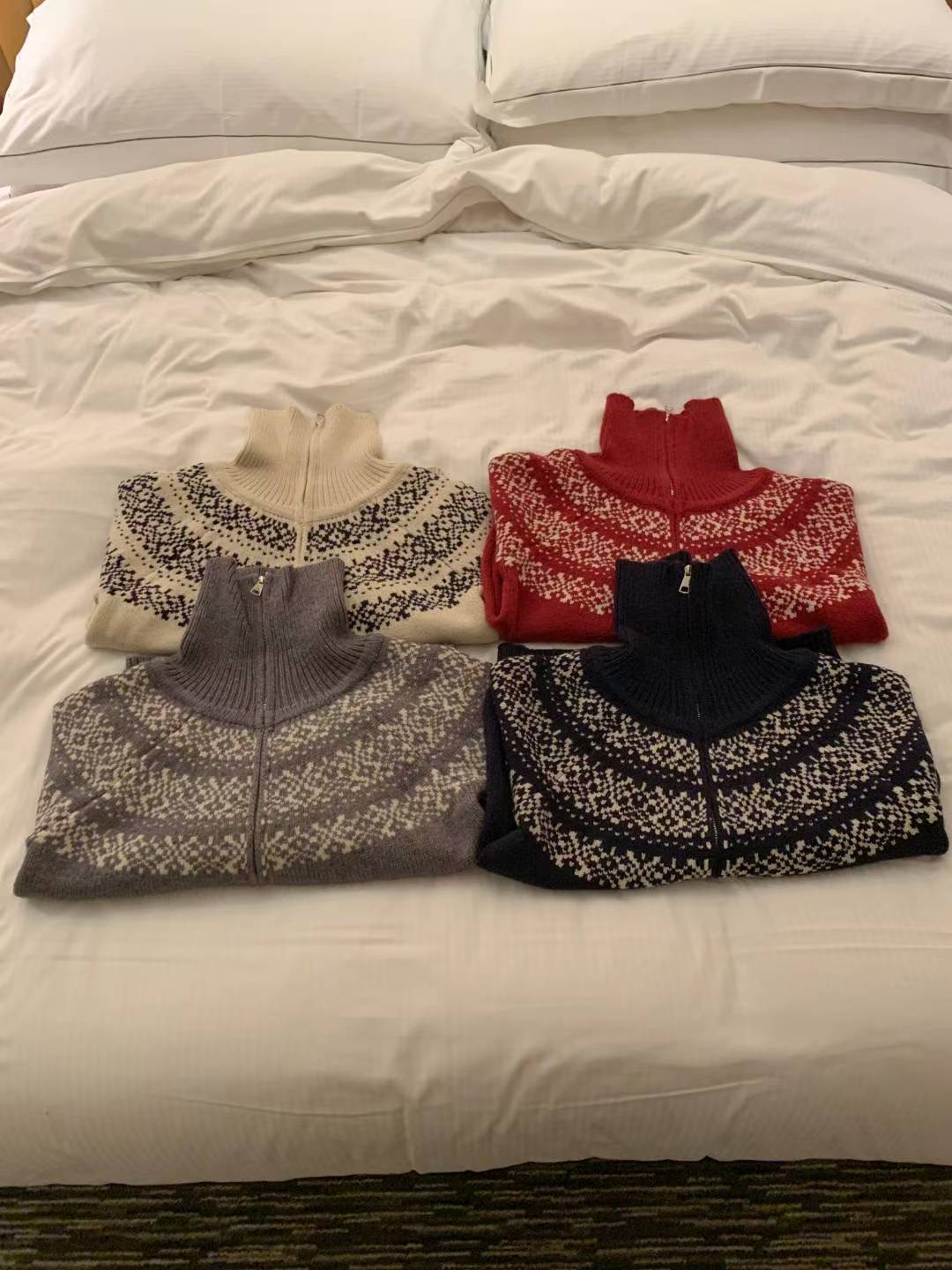 TDOUBLEJ韓國直郵㊣女裝新款時尚25秋冬熱賣人氣針織衫拉鏈TDOUBLEJ針織衫